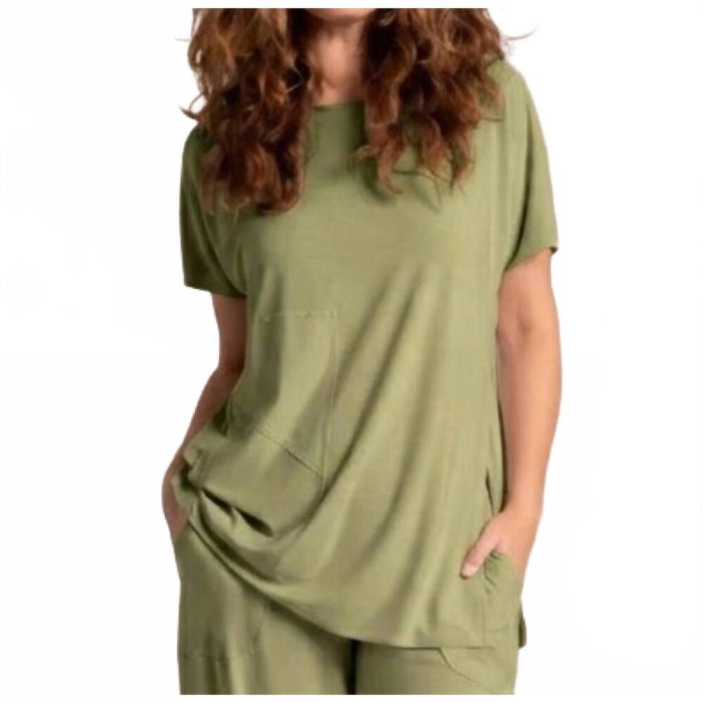 NEW SYMPLI splice pocket top in epsom
